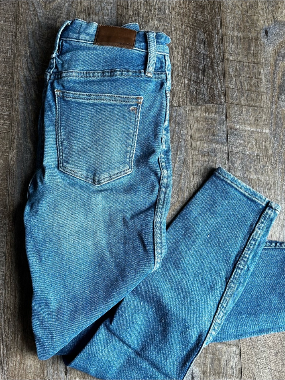Madewell Light Blue Slim Straight Jeans